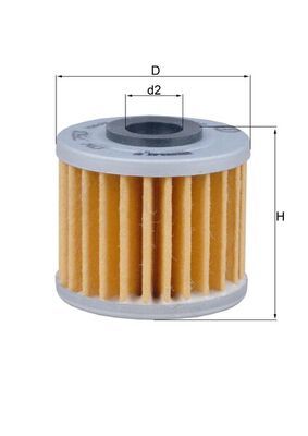 MAHLE OX793 | Yağ Filtresi