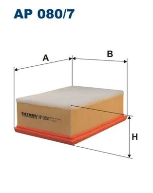 FILTRON AP080-7 | Peugeot 206 1.4 1.6 2.0 Benzinli Hava filtresi