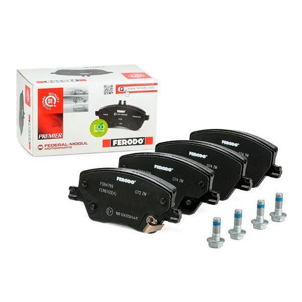 FERODO FDB4799W | Ön Fren Balatası Fiat Egea 1.3 / 1.4 / 1.6D Multijet 15 -