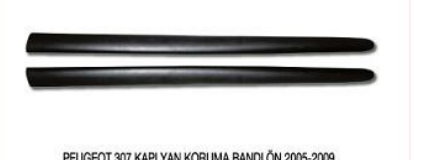 PLEKSAN 4430 | Ön Sağ Yan Kapı Bandı (Çıta) Peugeot 307 05-