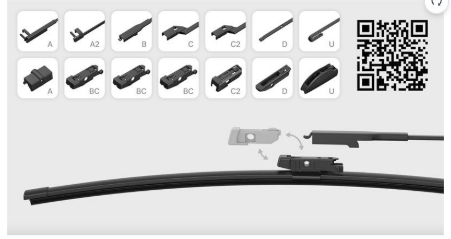 SİLBAK SBE700M | On Silecek Süpürgesi (700mm) Ergonomık Muz Tip 5 Aparatlı Multı Adaptorlu