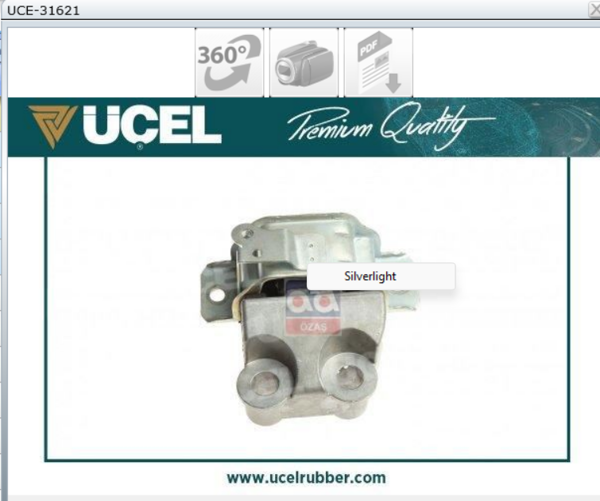ÜÇEL 31621 | Motor Takozu Egea Sedan (356_) 1.3 D Ön Sağ