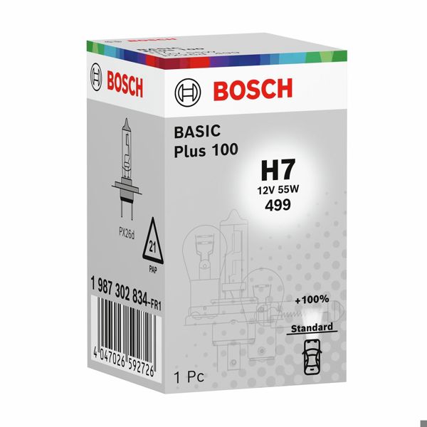 BOSCH 1 987 302 834 | Ampül-Eco Plus 100-H7-12 V-55 W-Px26d
