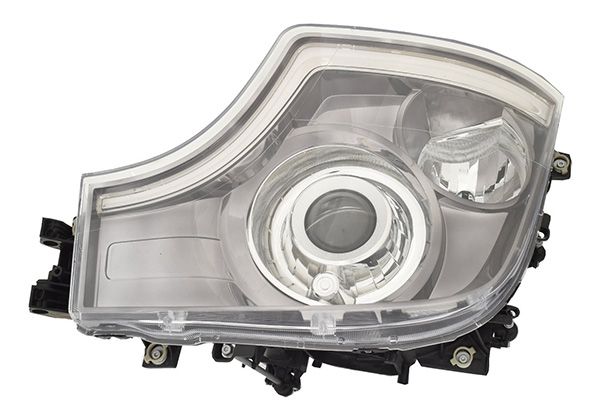 DEPO 440-11BJL-LDHE7 | Komple Far Sol Mercedes Actros Mp 4 Ledli Siyah Xenon 2020-2021 Yuvarlak Mercekli