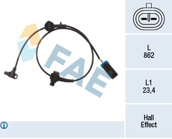 FAE 78492 | Tekerlek Hız Sensörü-ABS