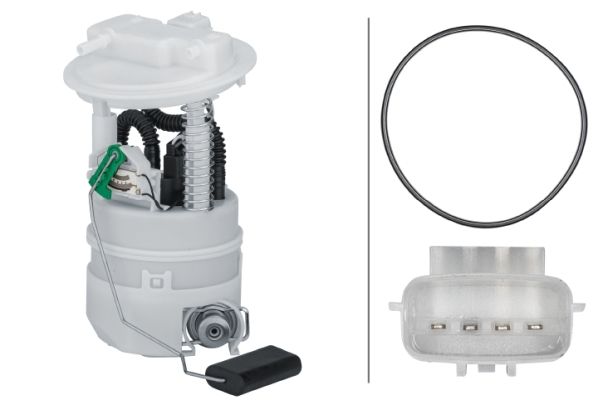 HELLA 8TF 358 303 061 | Yakıt Besleme Ünitesi,12V,Elektrikli,4-Kutuplu,Ren