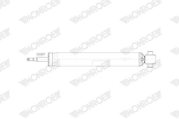 MONROE G2267 | Amortisör Arka Sağ-Sol Gazlı Audi Q7 Van (4Mb, 4Mg) , Q7 (4Mb, 4Mg) , VW Touareg (Cr7, Rc8)