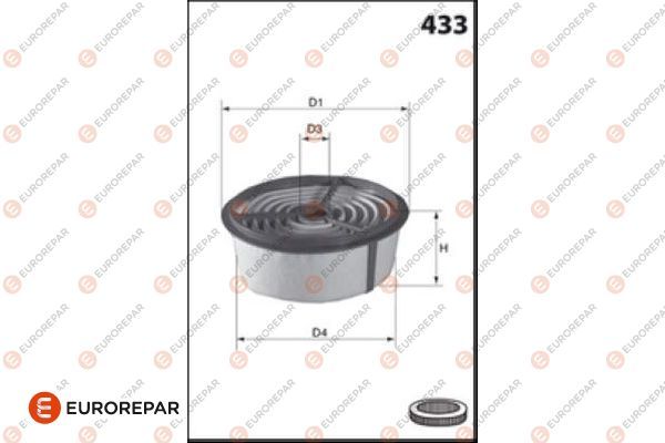 EUROREPAR 1682256880 | Hava Filtresi
