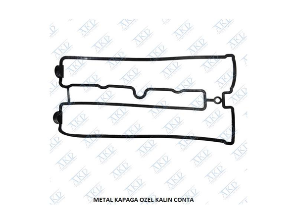 YERLİ OP200221 | Opel Vectra B 2.0 Benzinli Üst Kapak Contası (Metal Kapak) Kalın Tip